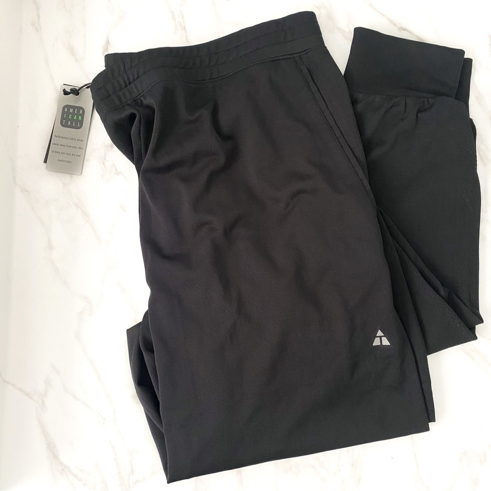 NWT Men’s American Tall Black Jogger Pants Size XL